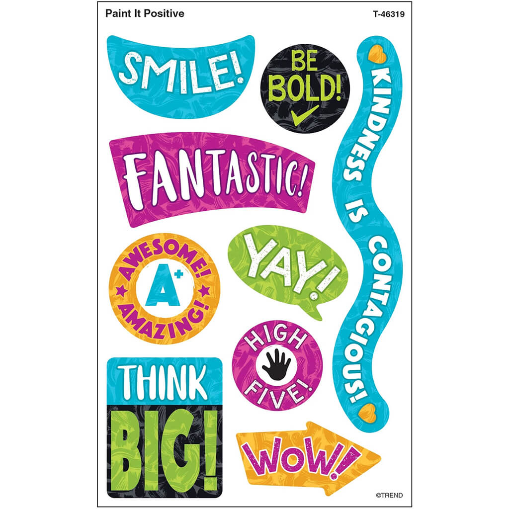 Color Harmony Paint It Positive superShapes Stickers