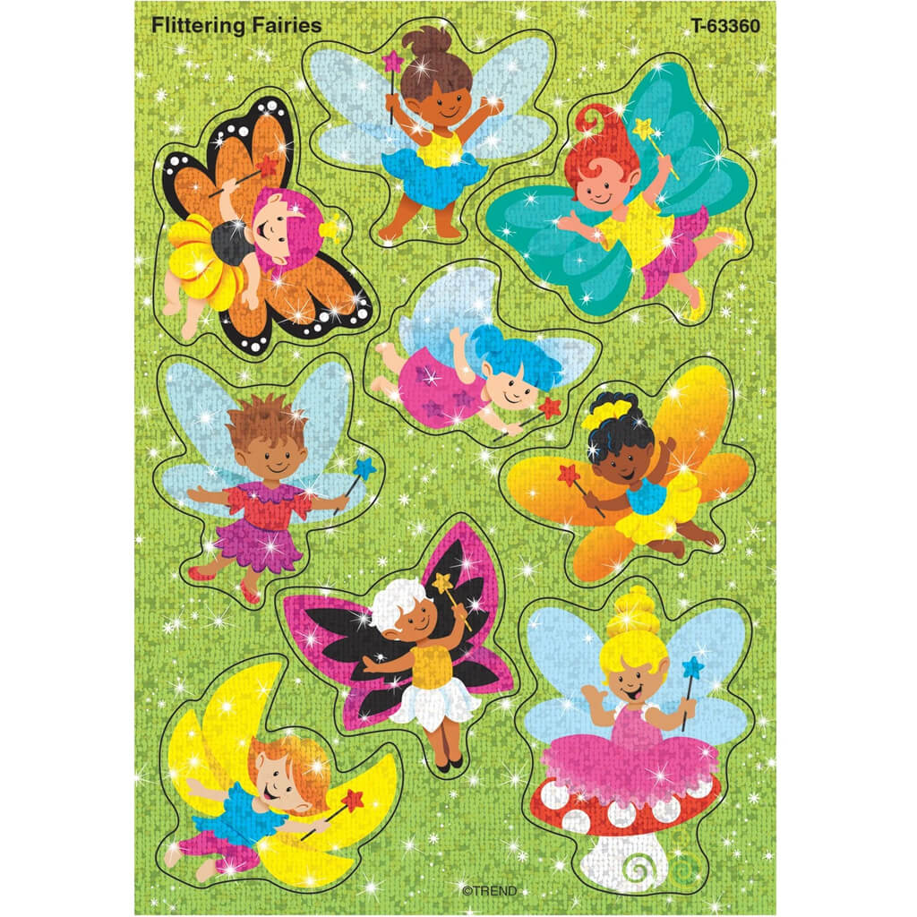 Flittering Fairies Sparkle Stickers