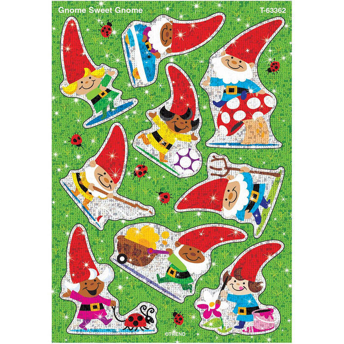 Gnome Sweet Gnome Sparkle Stickers
