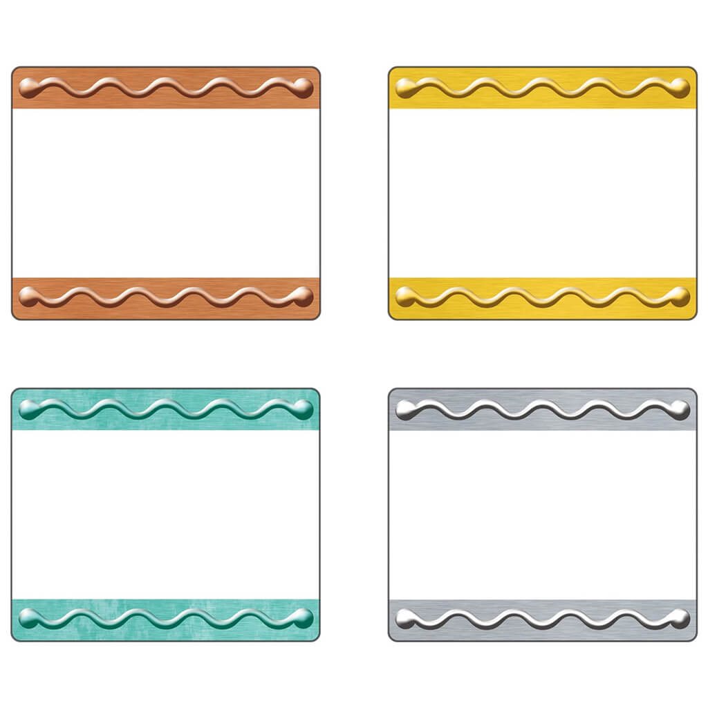 I Love Metal Embossed Terrific Labels Variety Pack