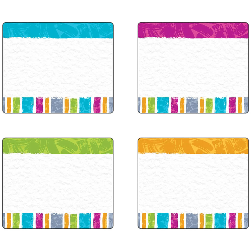 Color Harmony Stripes Terrific Labels Variety Pack