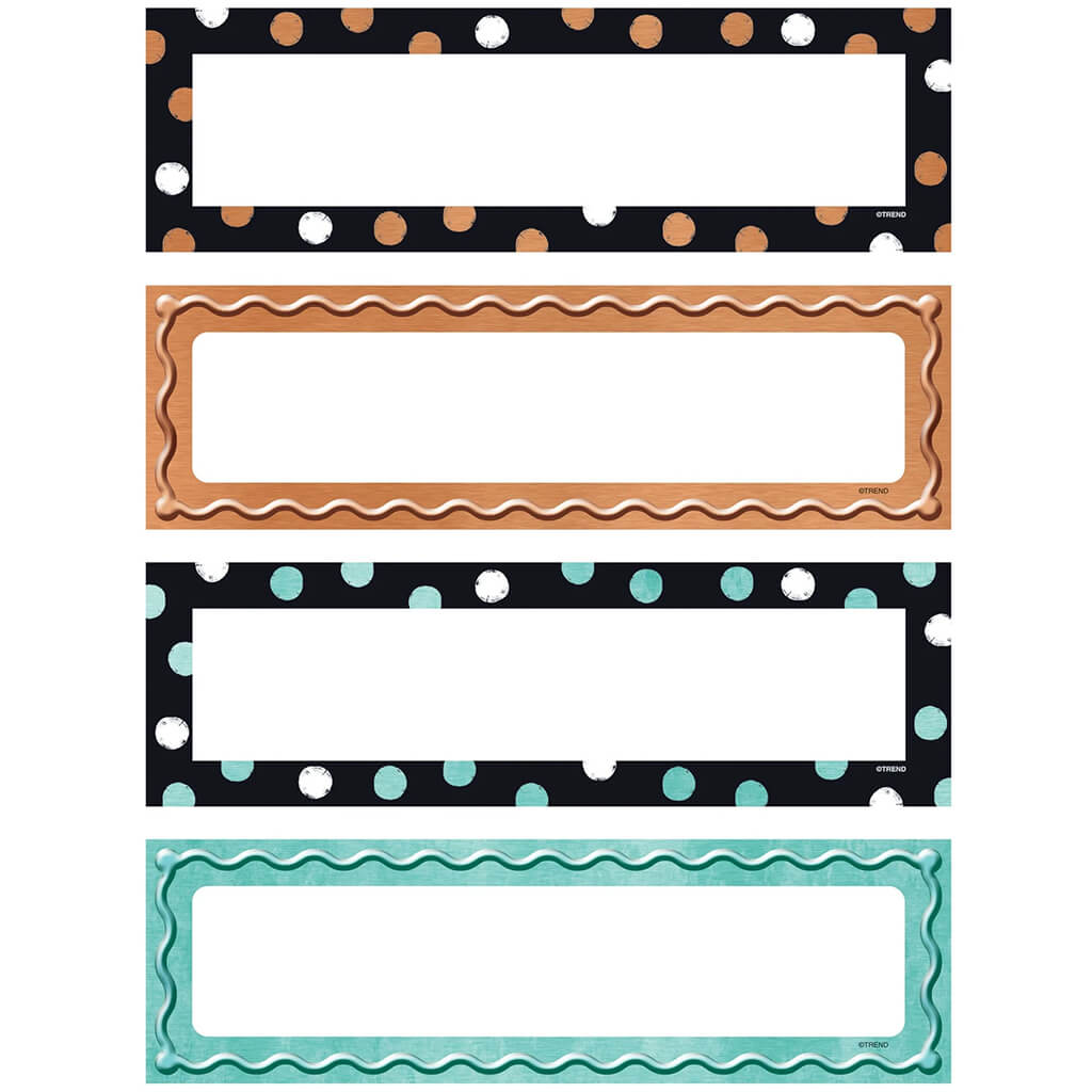 I Love Metal Dots &amp; Embossed Name Plates Variety Pack