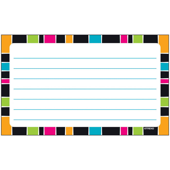 Stripe-tacular Groovy Lined Terrific Index Cards