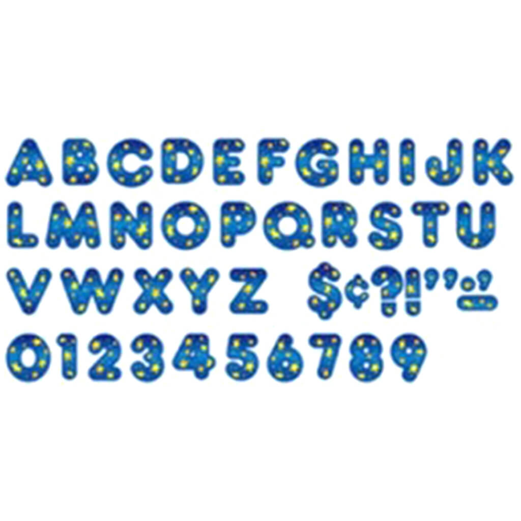 Star Bright 2-Inch Casual Uppercase Ready Letters