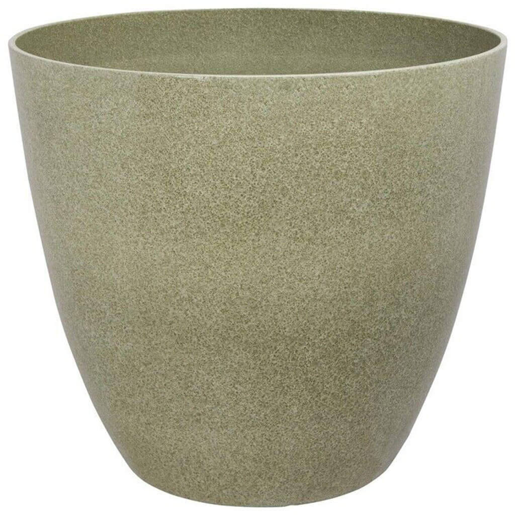 Resin Planter Stone Finish, 18in
