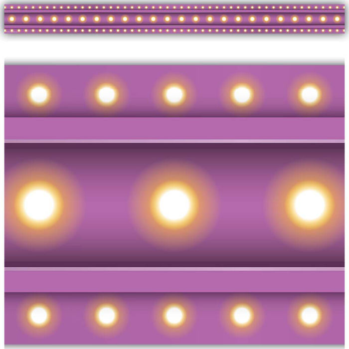 Straight Border Trim Purple Marquee