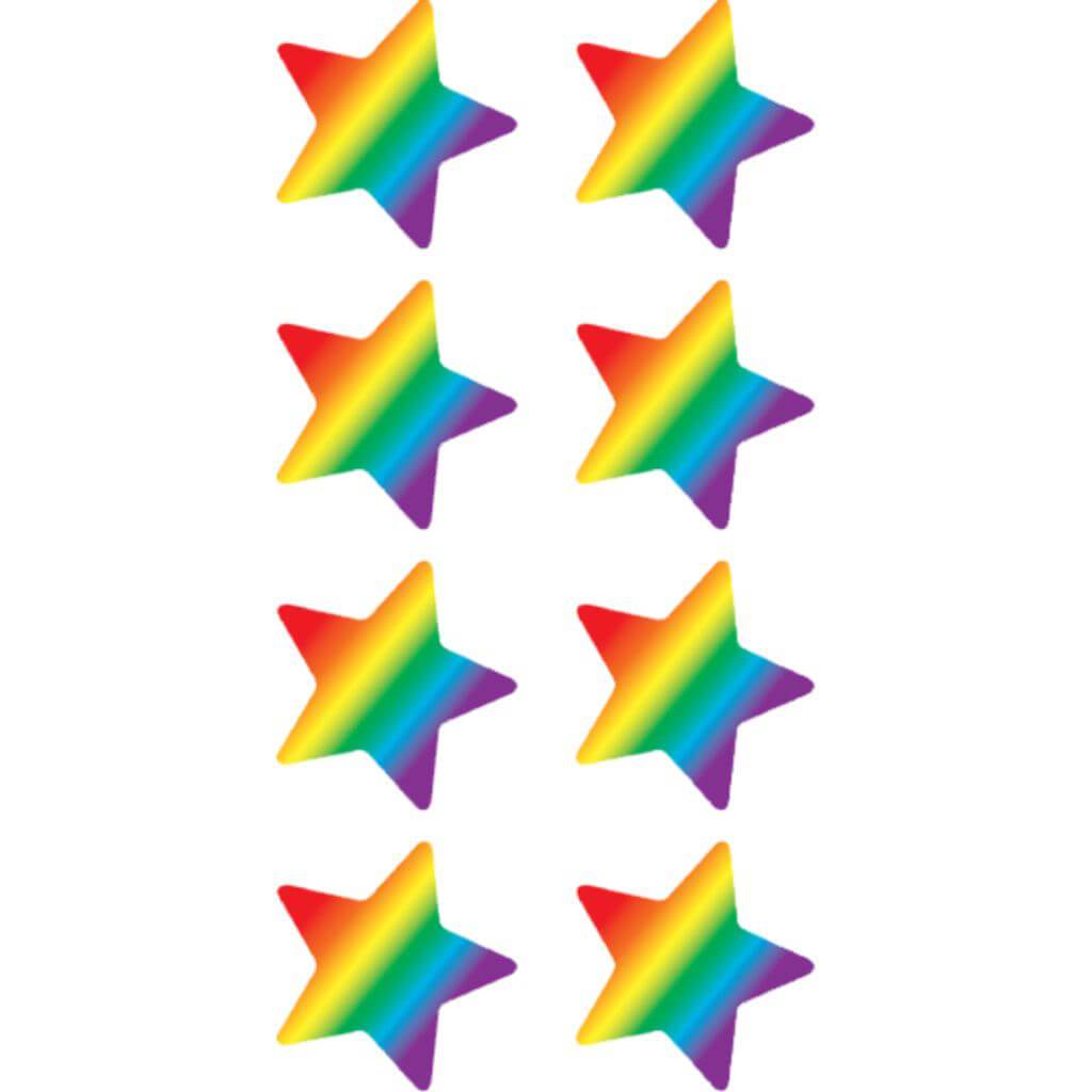 Rainbow Stars Mini Stickers