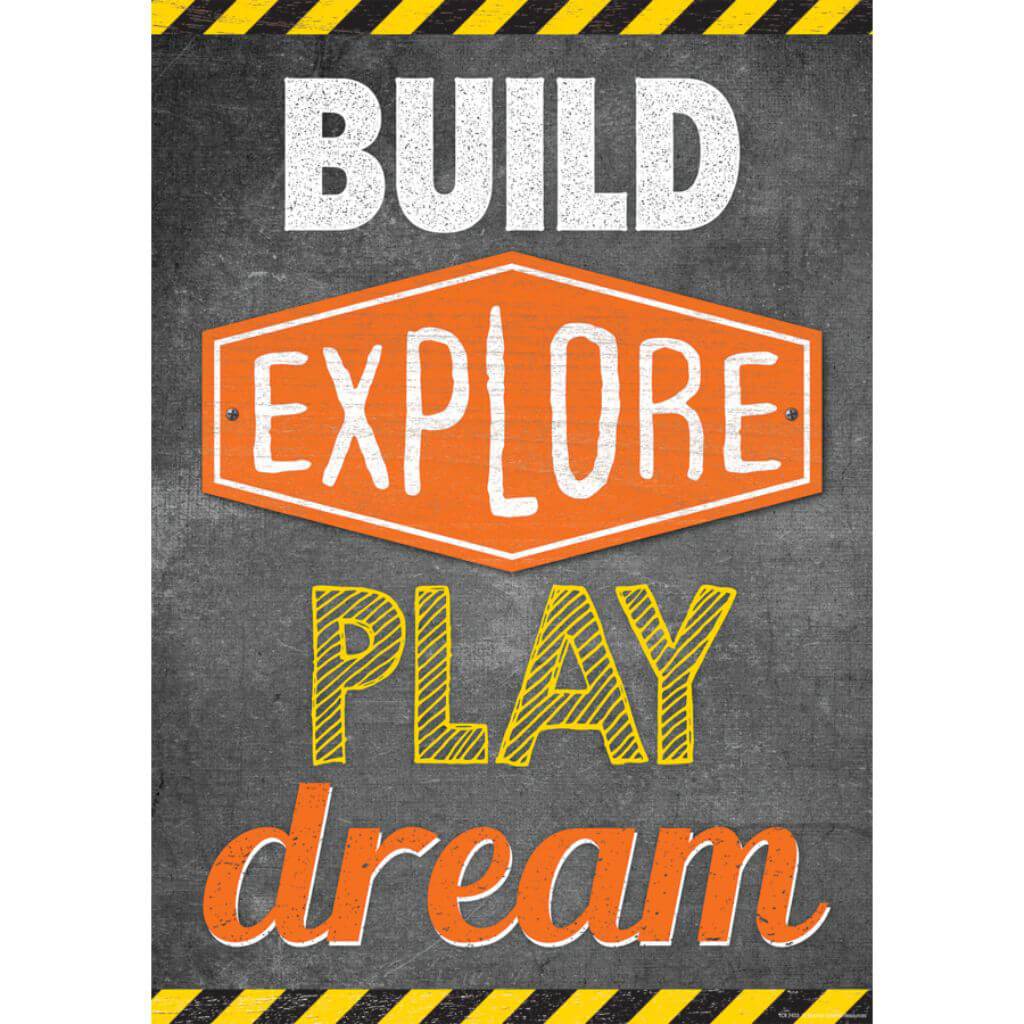Build, Explore, Play, Dream Positive Poster