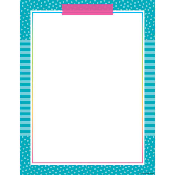 Colorful Vibes Blank Chart