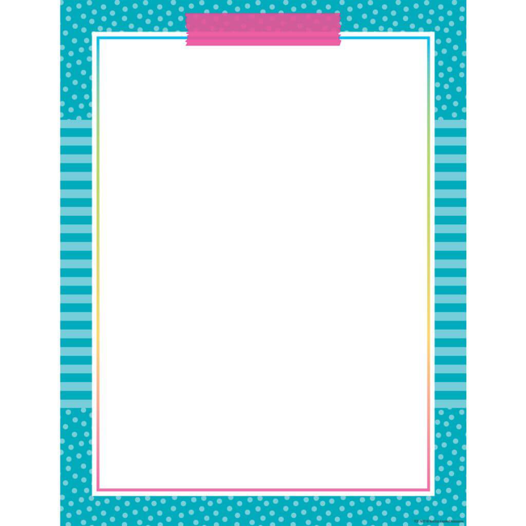 Colorful Vibes Blank Chart