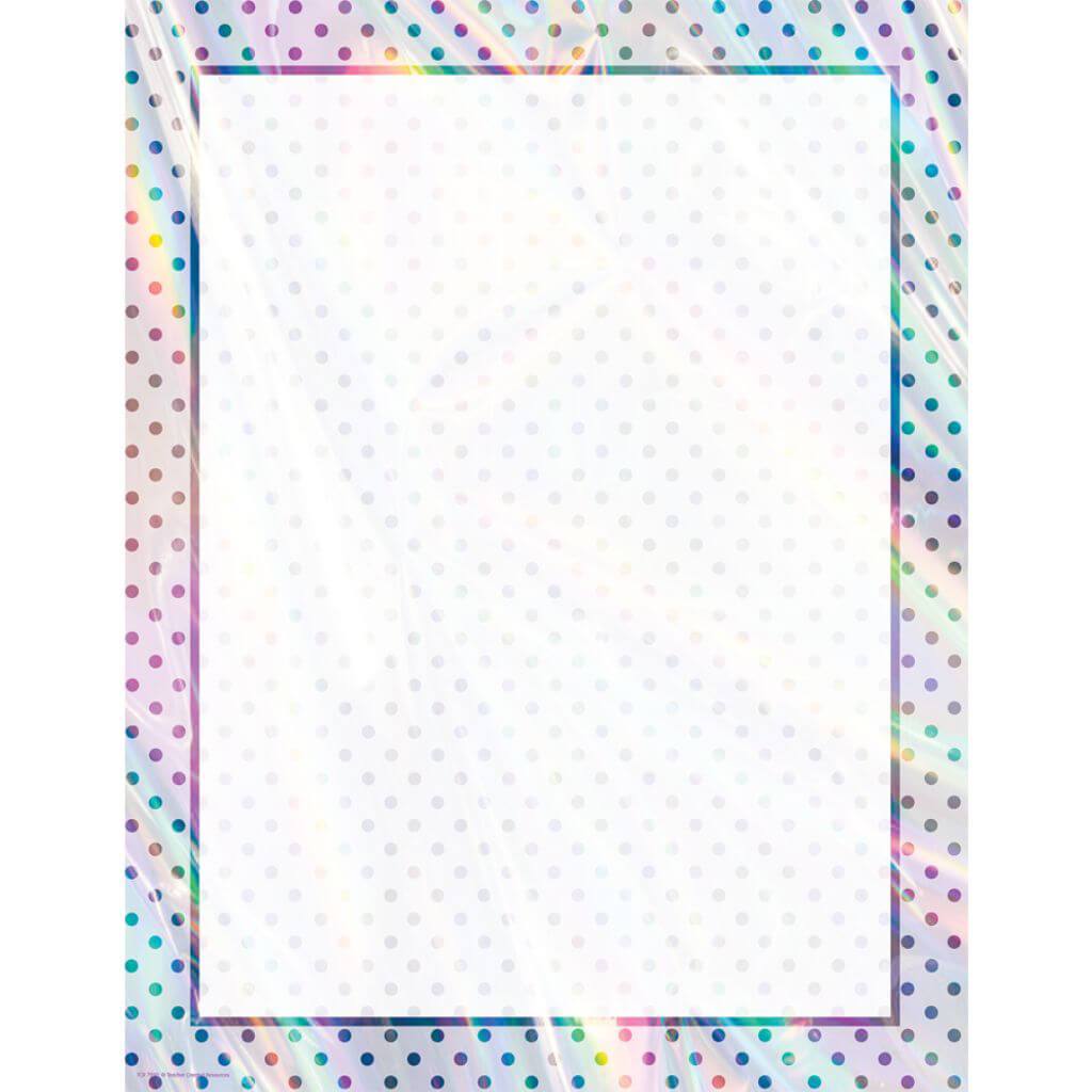 Iridescent Blank Chart