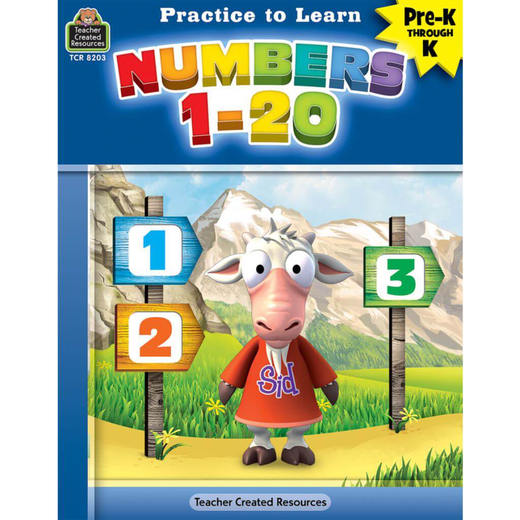 Numbers 1-20 Practice To Learn Prek-K