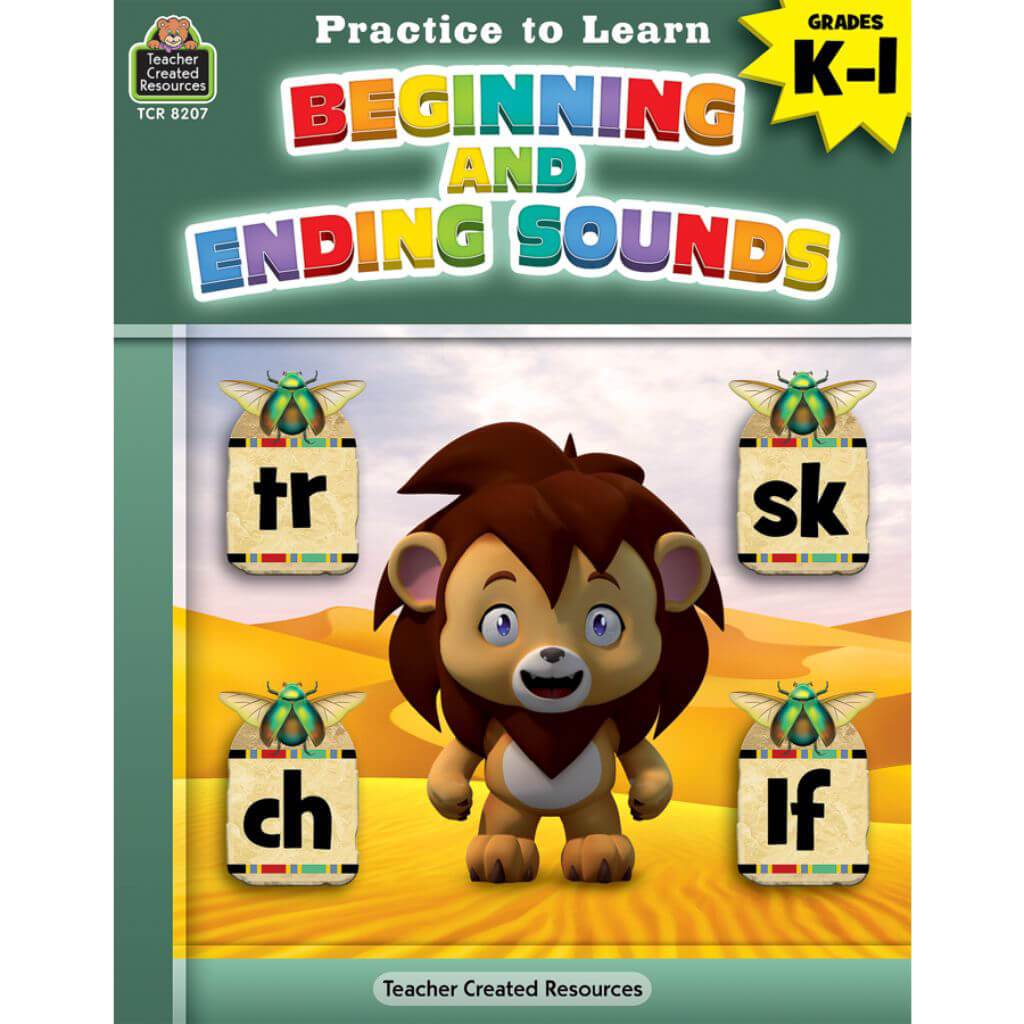 Beginning &amp; Ending Sounds Practice To Learn K-1