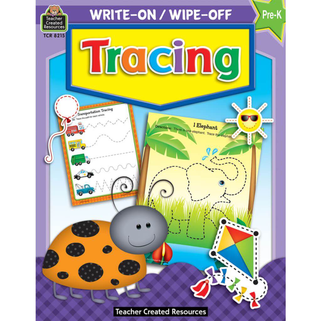 Write-On Wipe-Off Book Tracing