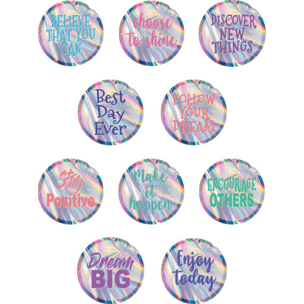 Positive Sayings Accents Iridescen