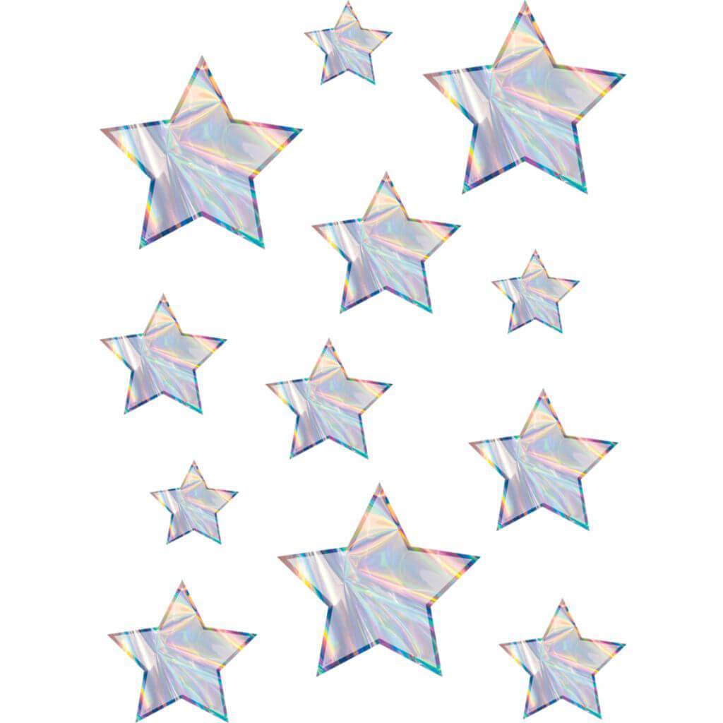 Stars Accents - Assorted Sizes Iridescen