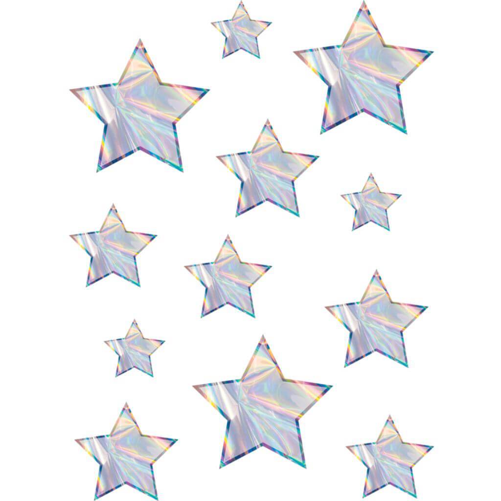 Colorful Stars Mini Accents Iridescen