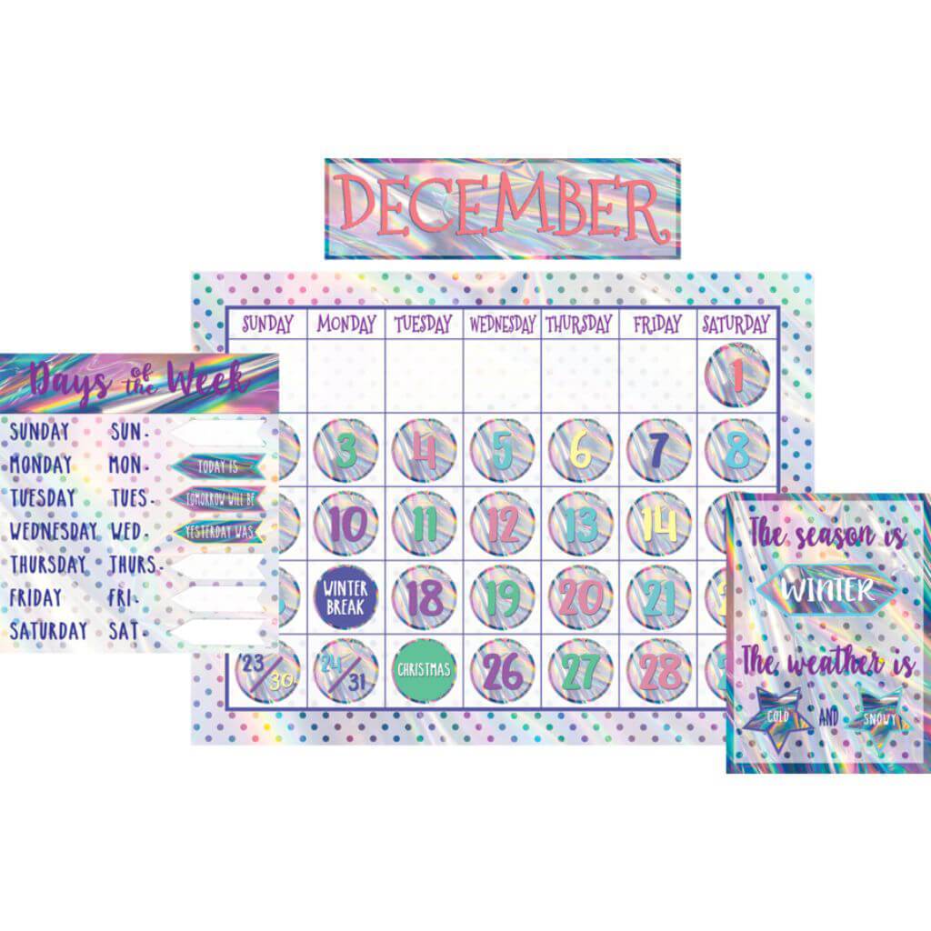 Calendar Bulletin Board Iridescen