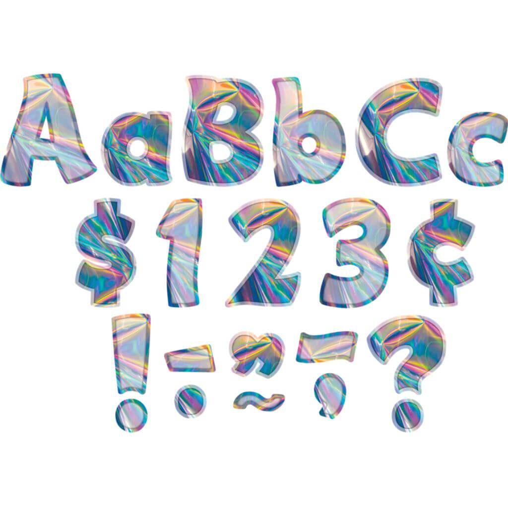 Funtastic 4" Letters Combo Pac Iridescent