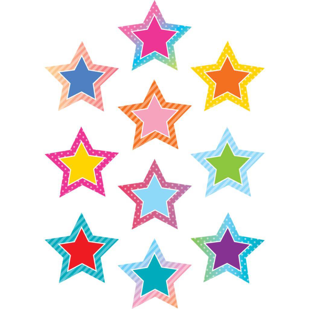 Stars Accents Colorful Vibes