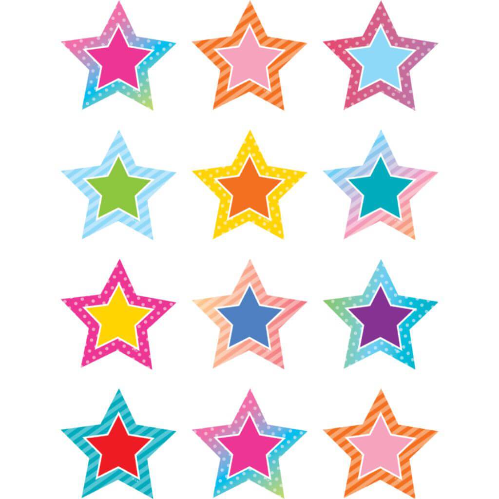 Stars Mini Accents Colorful Vibes