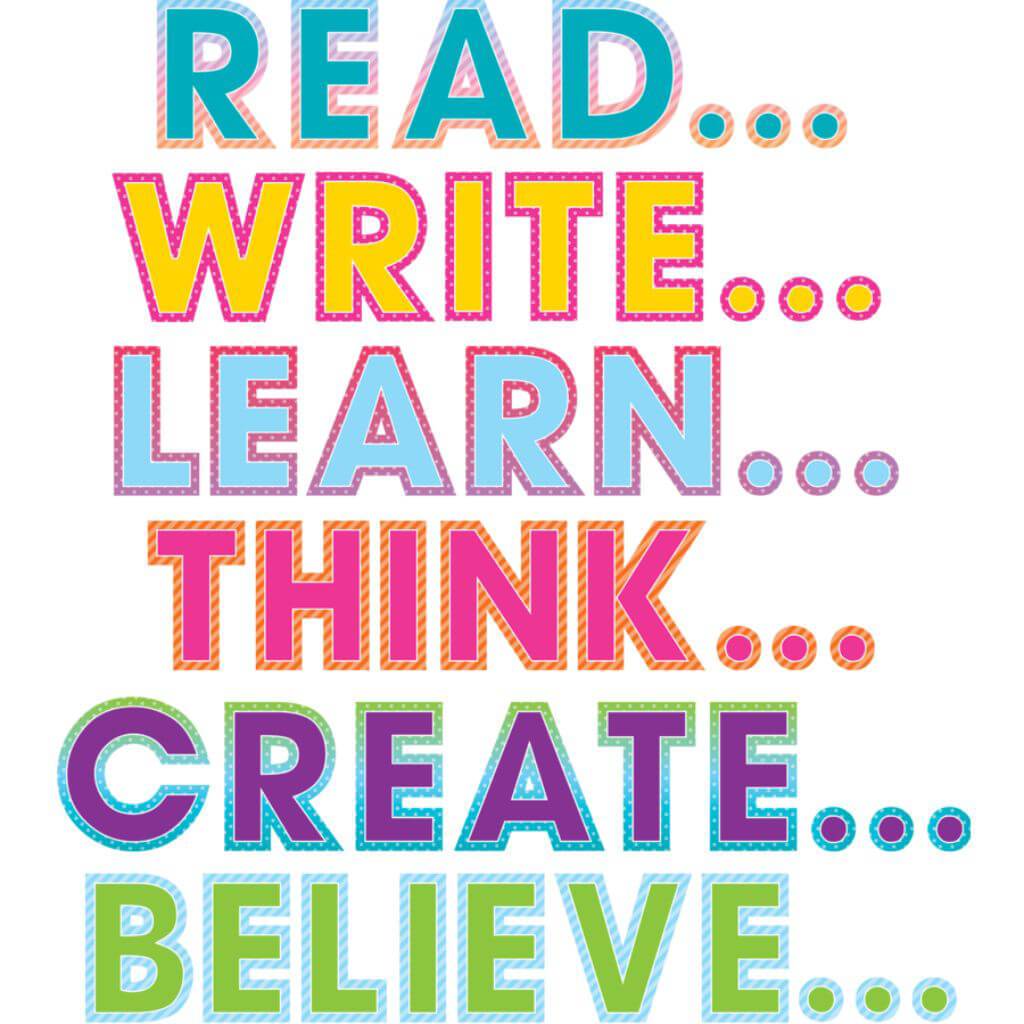 Motivation Bulletin Board Display Colorful Vibes