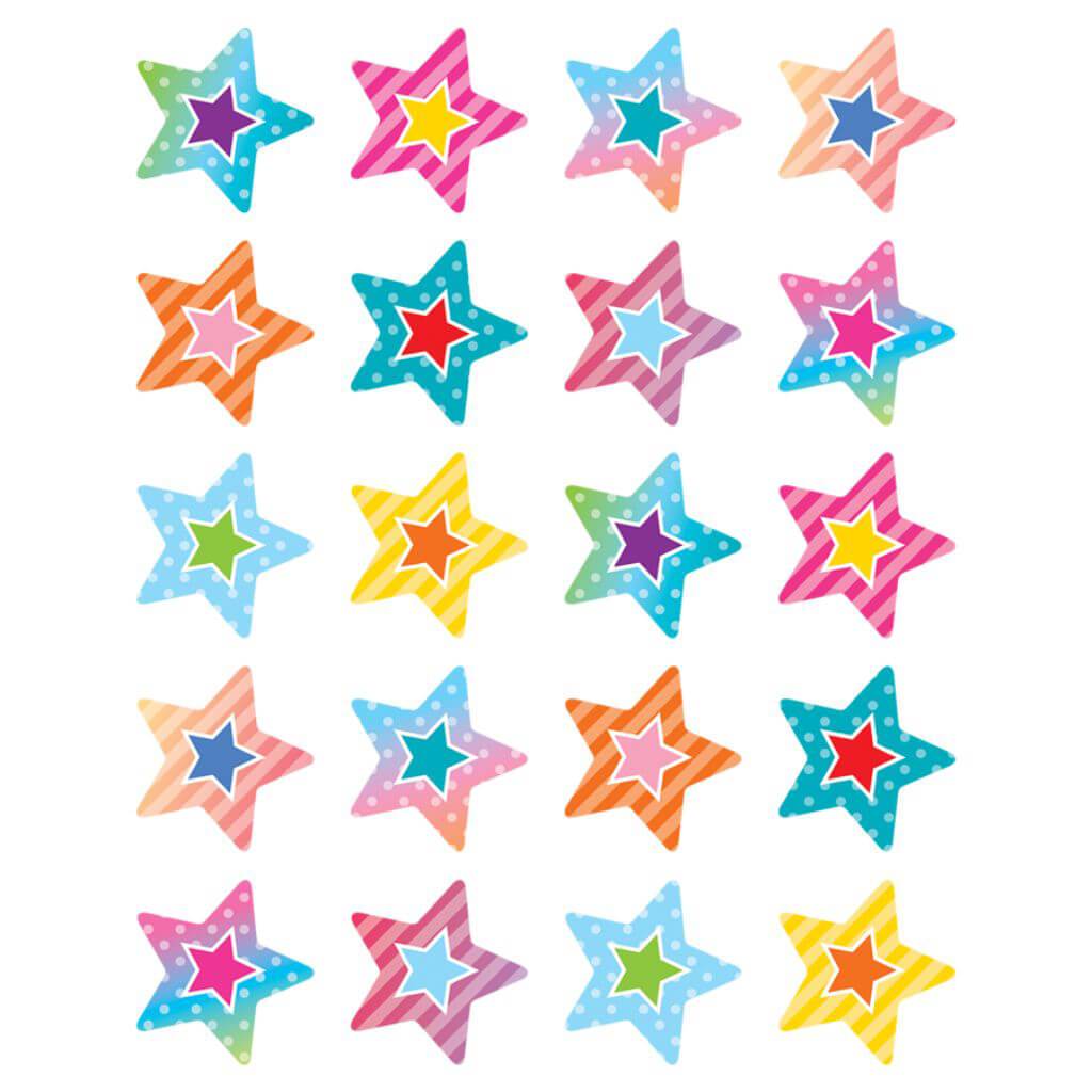 Stars Stickers Colorful Vibes