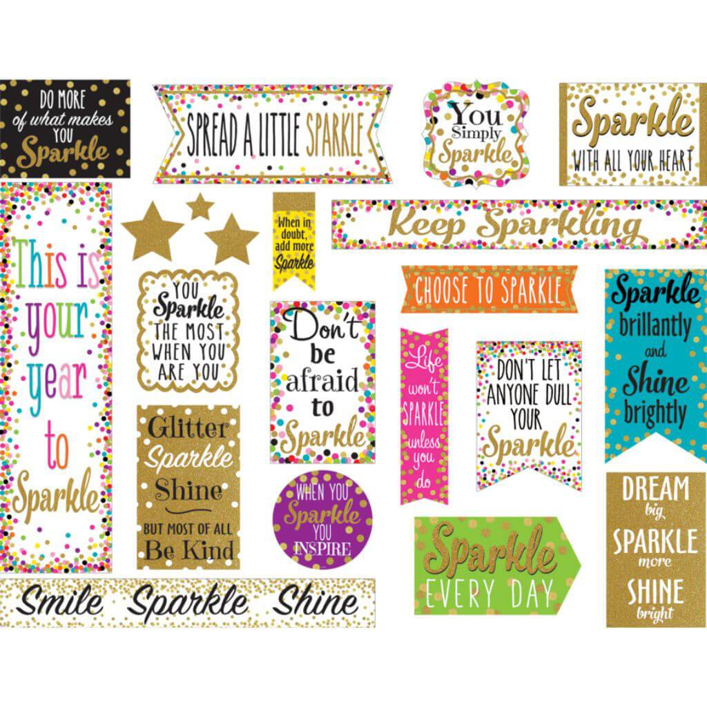 Confetti Sparkle And Shine Mini Bulletin Board
