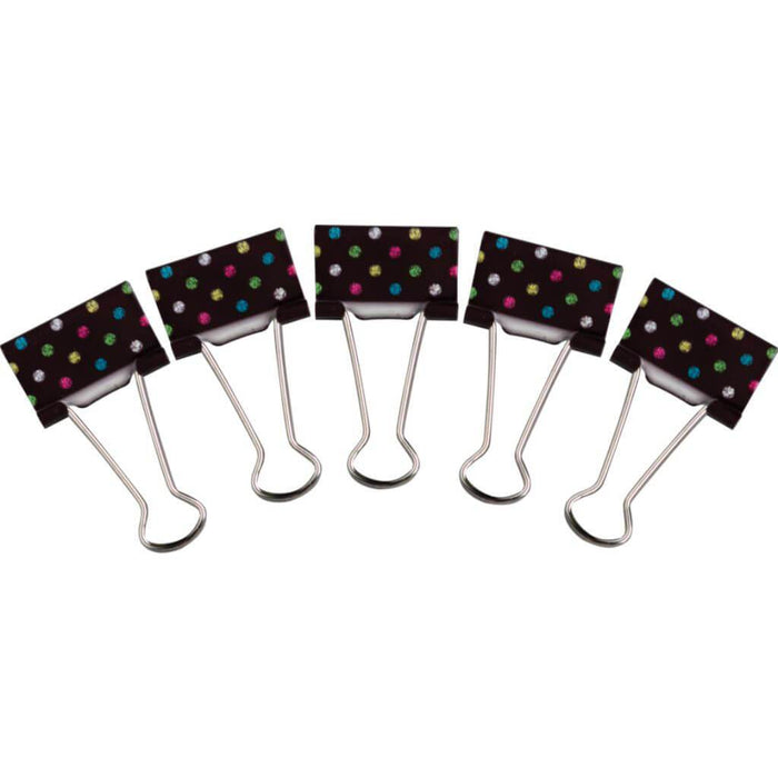 Chalkboard Binder Clips Brights Medium