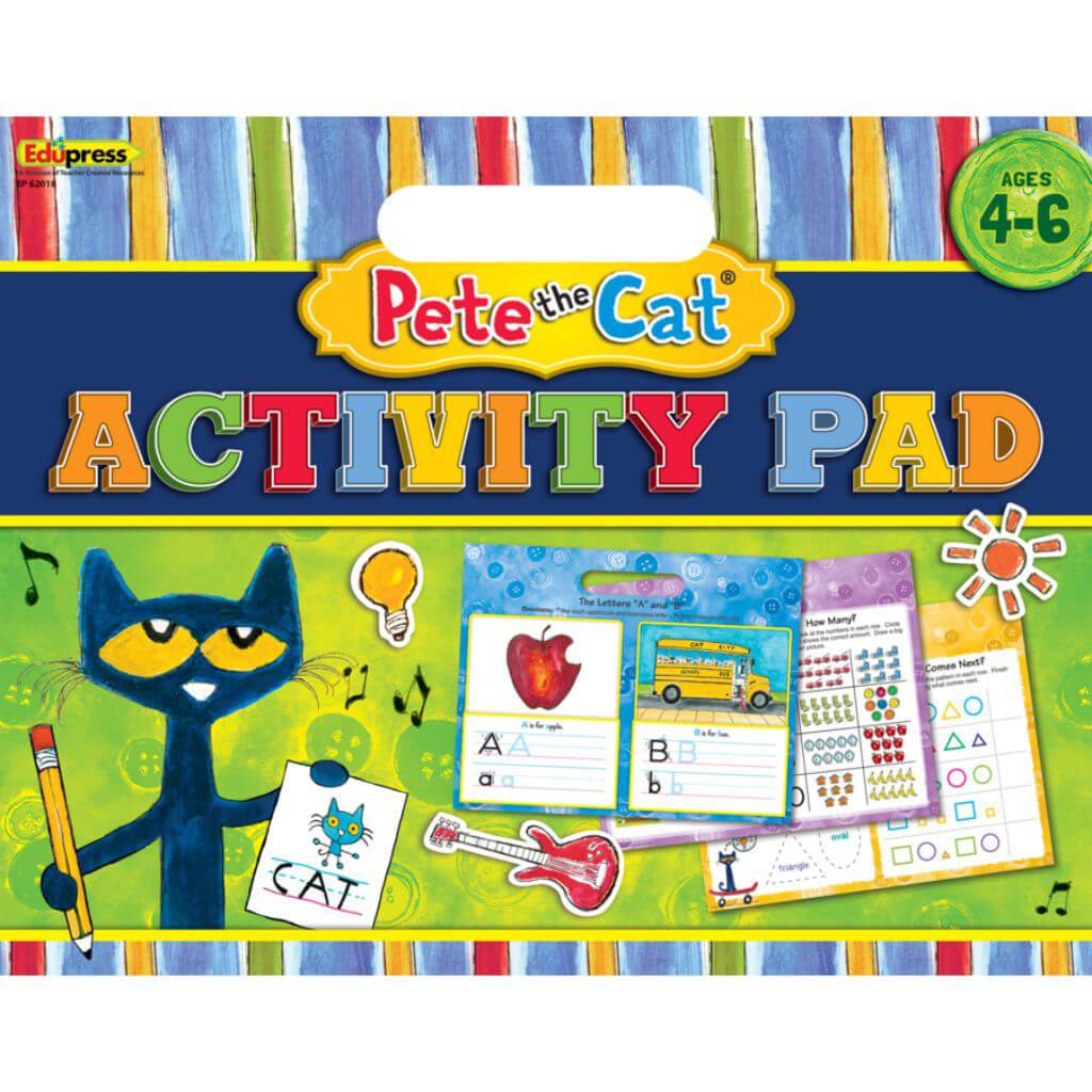 Pete The Cat Activity Pad