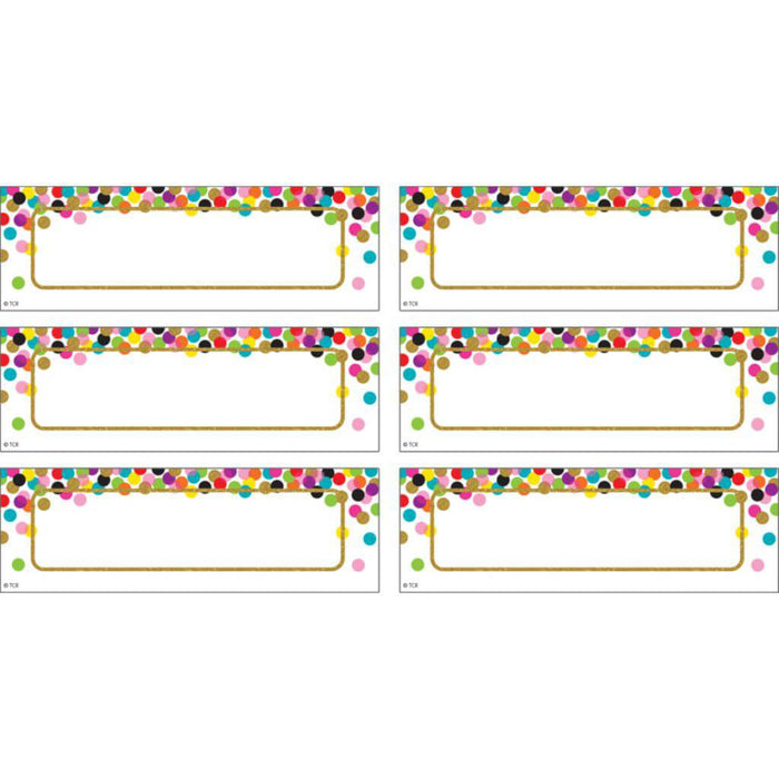 Confetti Labels Magnetic Accents