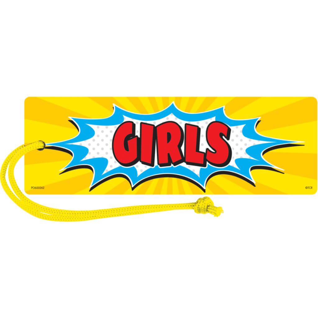 Superhero Magnetic Girls Pass