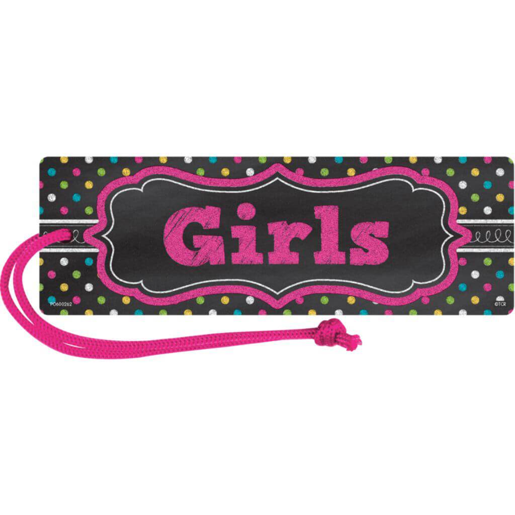 Chalkboard Magnetic Girls Pass Brights