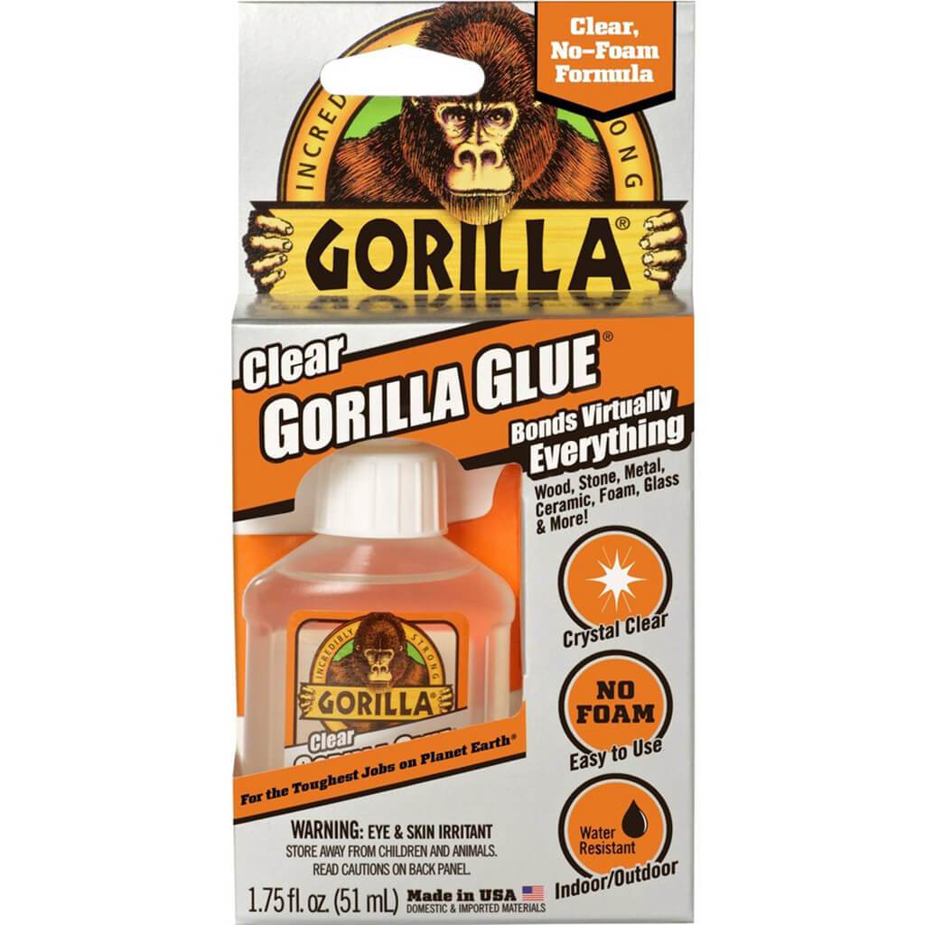 Gorilla All Purpose Glue Liquid Clear 1.75oz Bottle