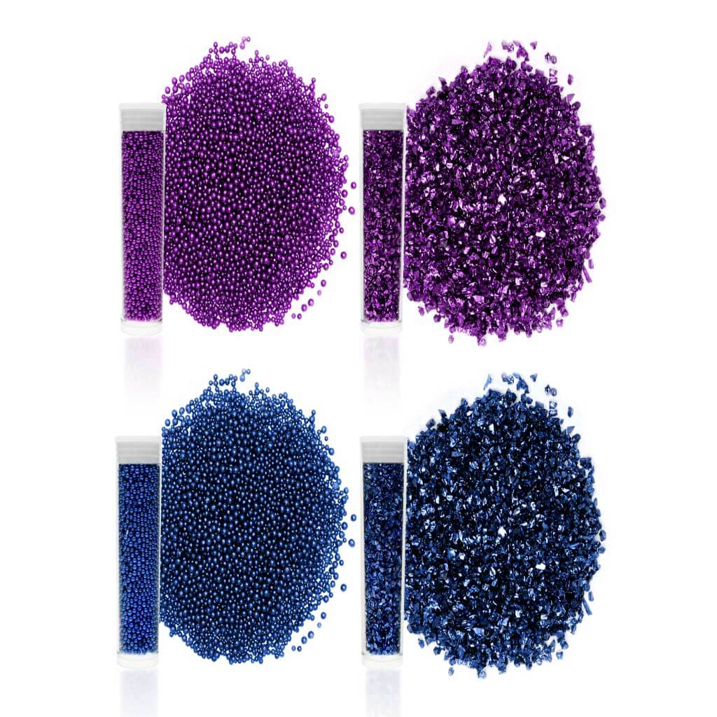 Micro Beads &amp; Deco Flakes Accent Vials Regal