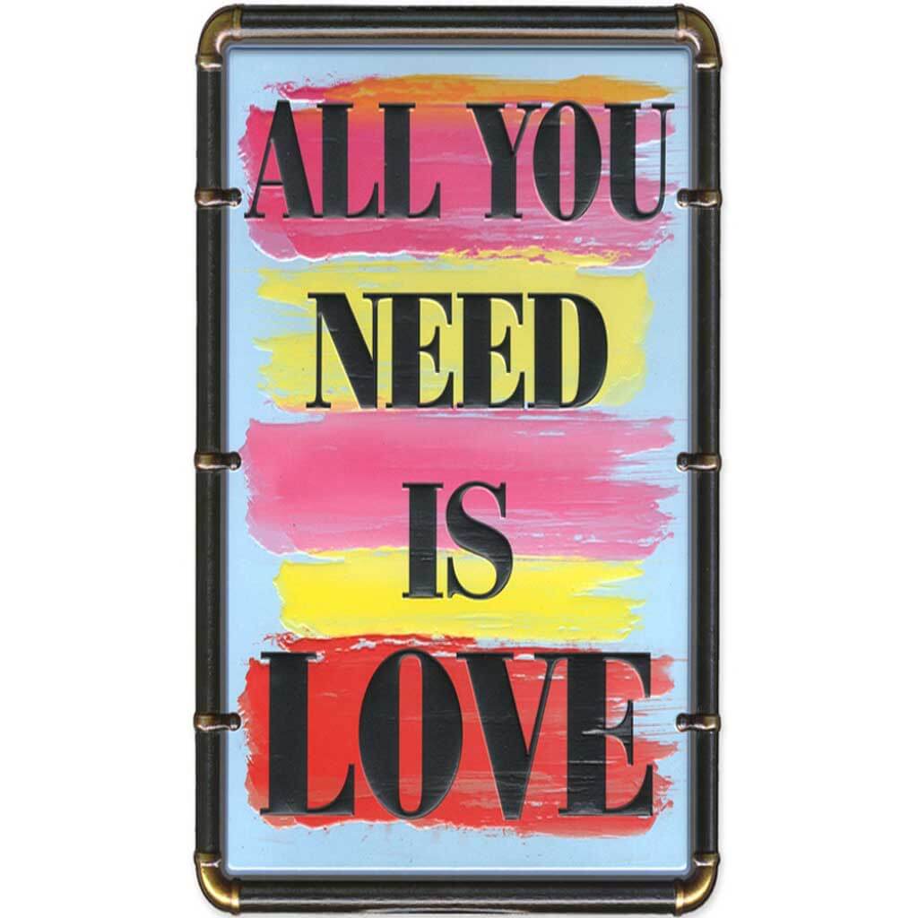 Inspirational Wall Plaques All You Need Is Love