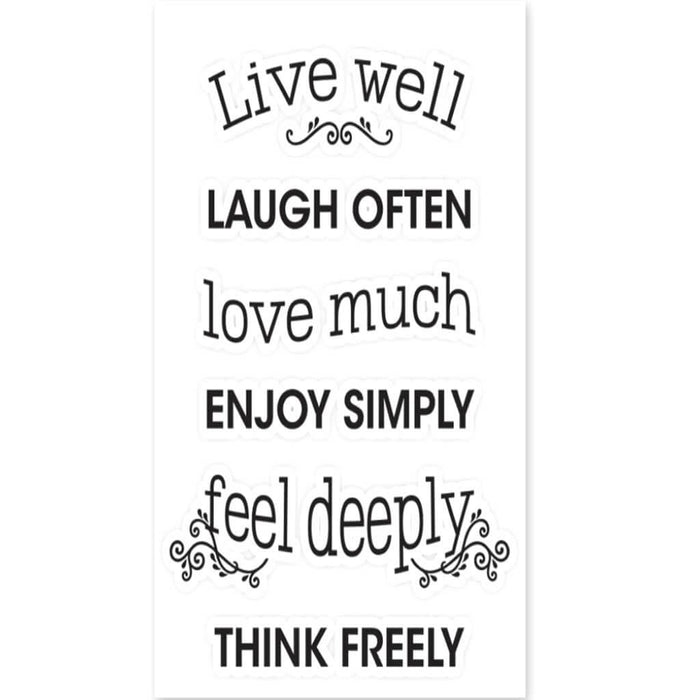 Craft Decor Wall Art Live Well