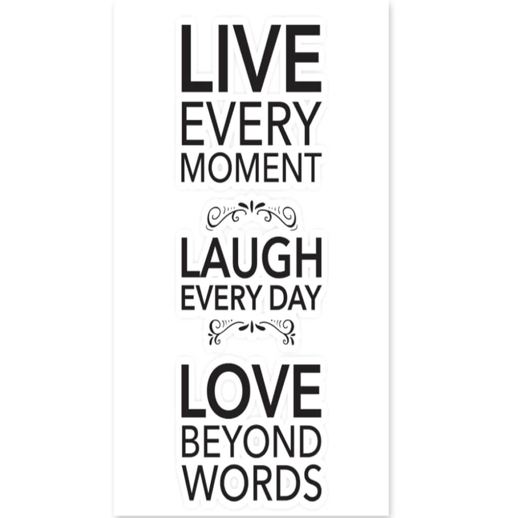 Words To Live By Wall Art Live Every Moment