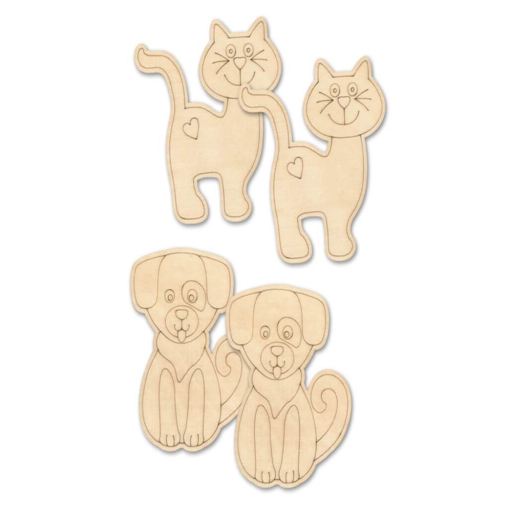 DIY Laser-Etch Wood Cut-Outs Pets