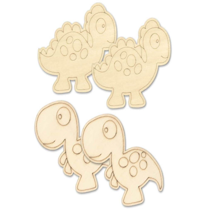 DIY Laser-Etch Wood Cut-Outs Dinos