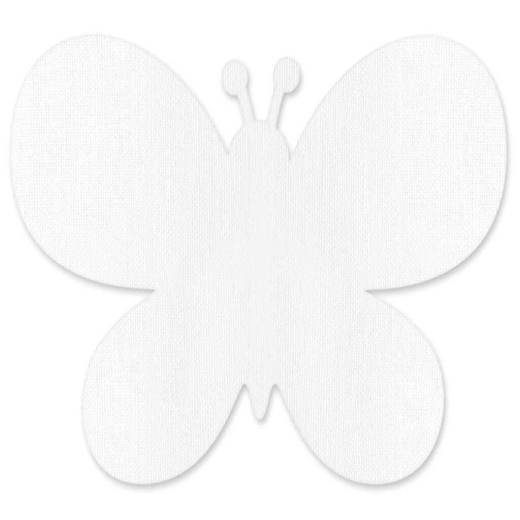 DIY Paint a Canvas Primed Butterfly