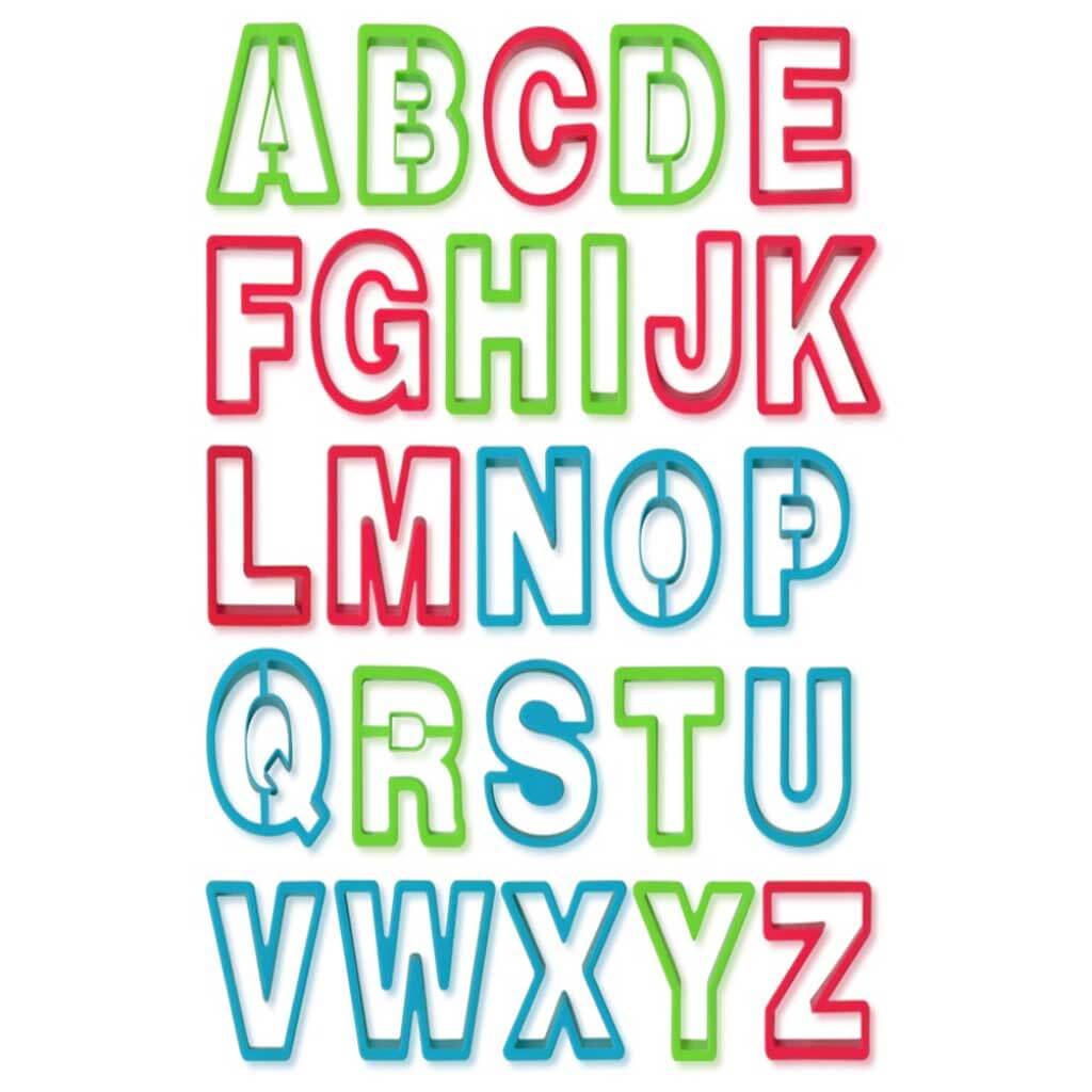 Lil' Artist Clay-Dough Alphabet Cutters X26 A-Z