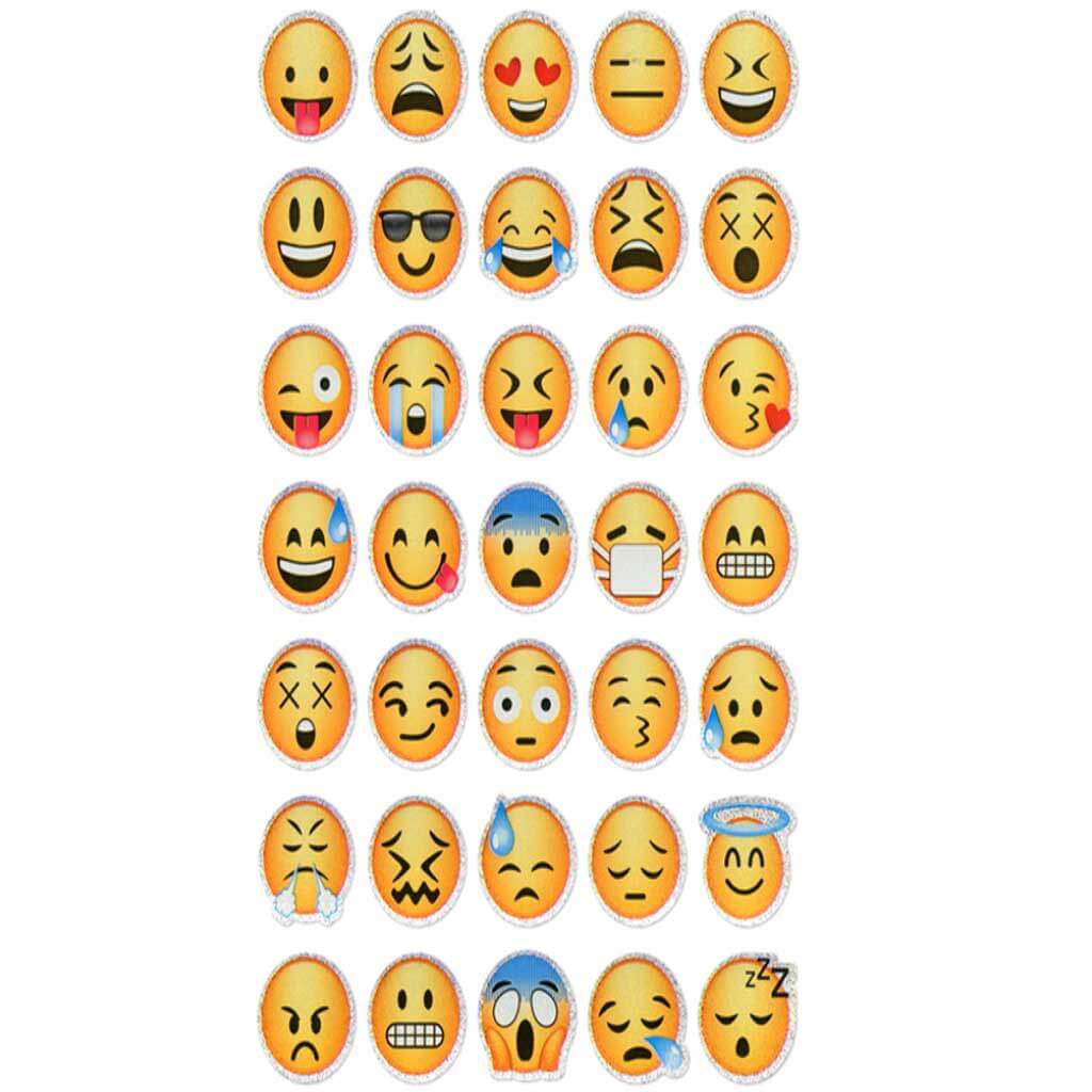 231823 fun pal laser stickers emojis 9.5in x 6.5in - creative minds