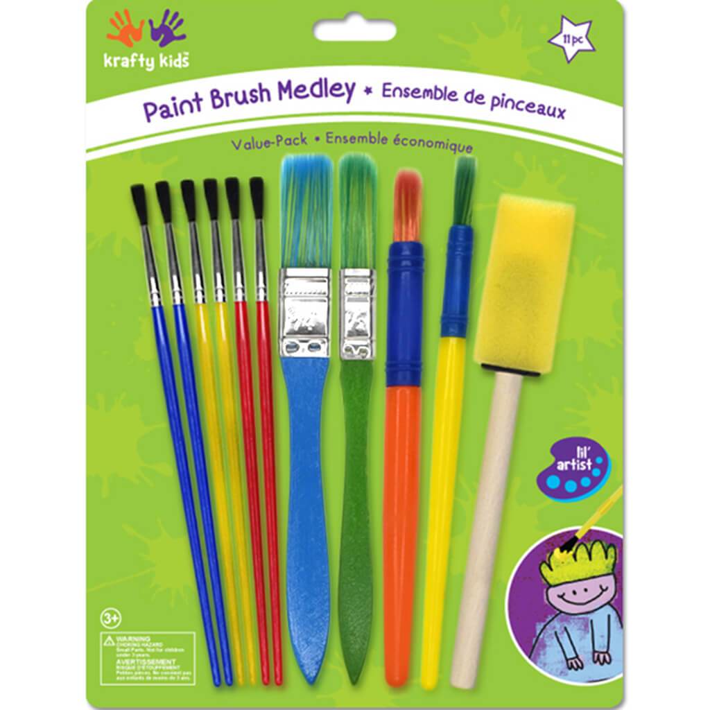 Lil&#39; Artist Brush Medley Value-Pack Multi-Color