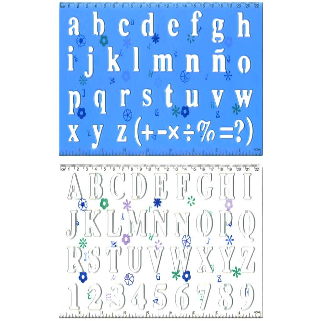 Letter Stencil Set Standard Set 5 x 9in