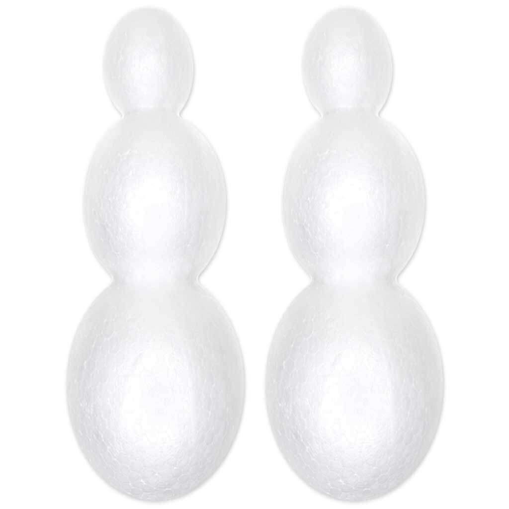 Polyfoam Snowman 2pc