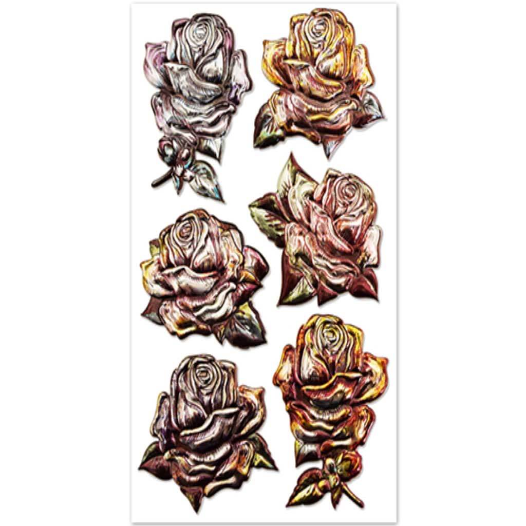 3D Embellishmentsossed Vintage Elegance Vintage Roses 10.4cm x 15.5cm