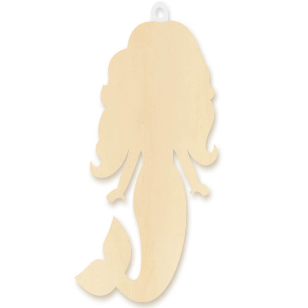 Wood Decor: DIY Wall Plaques Mermaid 4mm 8.5in