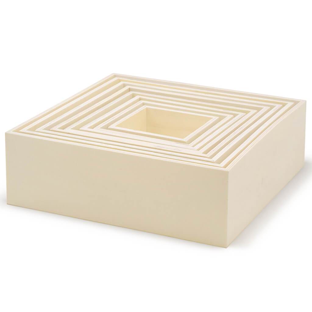 DIY Natural Trays 8/Set 3.18in 8.63in