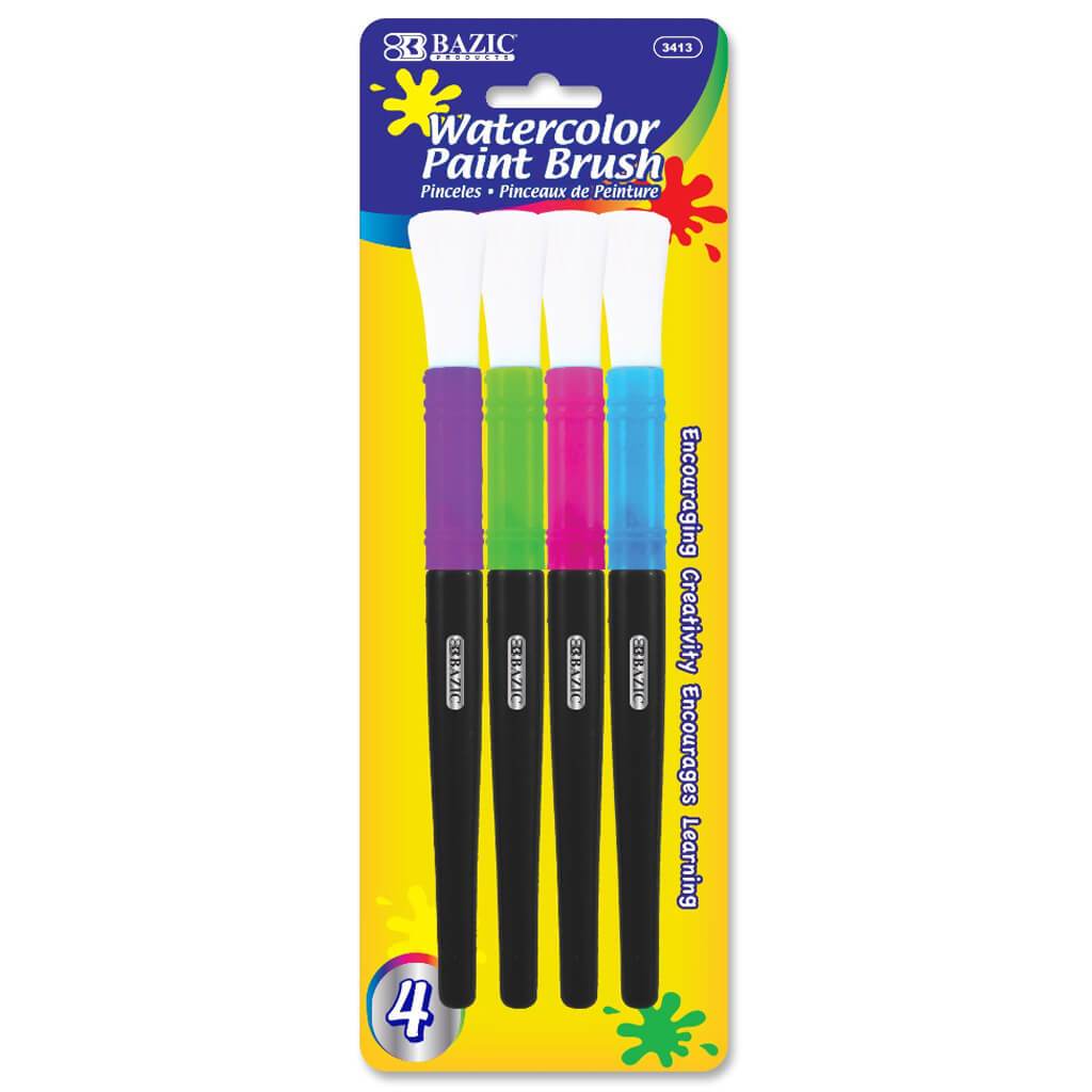 Jumbo Water Color Paint Brushes Set of 4